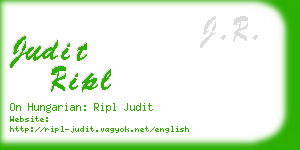 judit ripl business card